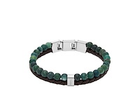 Fossil jf04854040 heren armband 21.5cm zilverkleurig - afbeelding 1 van  1