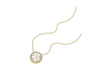 Fossil jf04865710 dames collier 45.6 cm goudkleurig - afbeelding 1 van  4