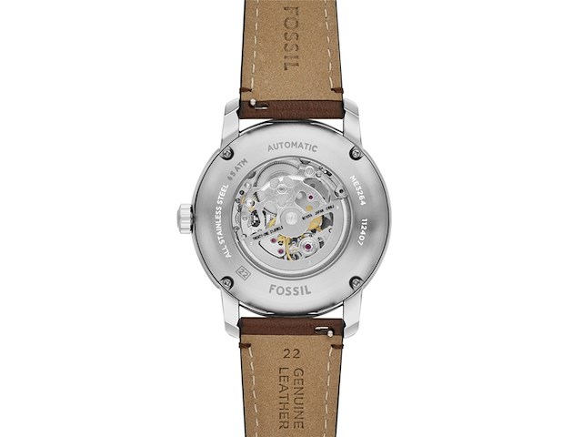 Fossil me3264 heren horloge zilverkleurig - afbeelding 2 van  3