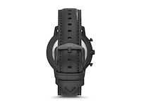 Fossil neutra chrono fs5503 horloge leer zwart 44 mm - afbeelding 2 van  3