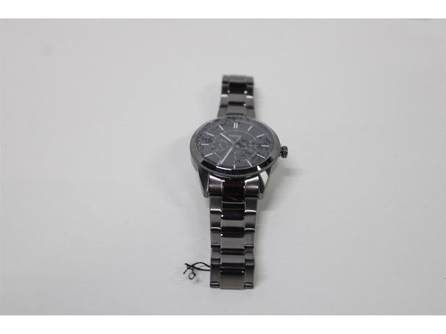 Fossil neutra chrono fs5503 horloge leer zwart 44 mm - afbeelding 3 van  3