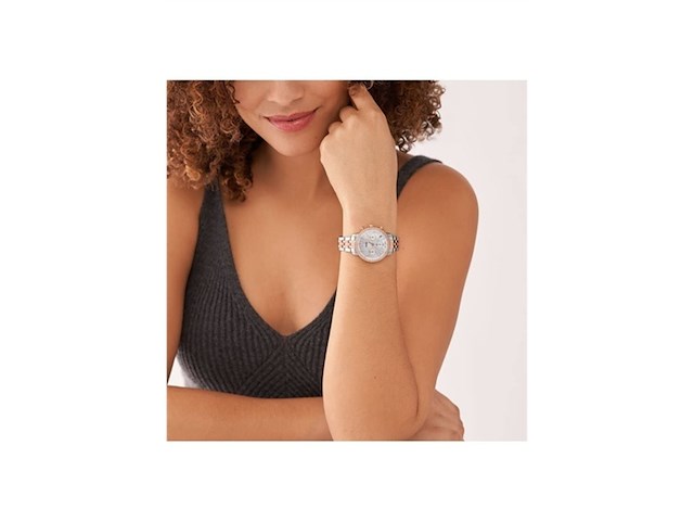 Fossil neutra dames horloge roestvrij staal - afbeelding 4 van  4