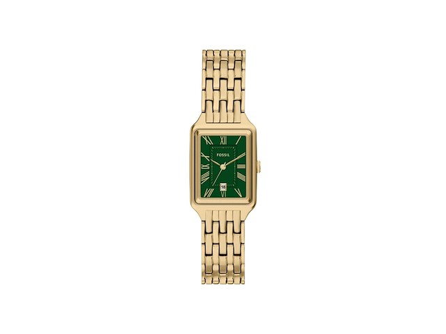 Fossil raquel dames horloge 23 mm goudkleurig - afbeelding 1 van  3