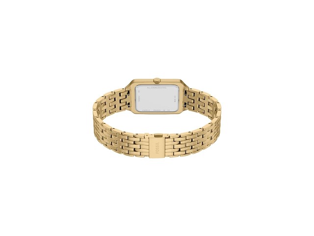 Fossil raquel dames horloge 23 mm goudkleurig - afbeelding 2 van  3