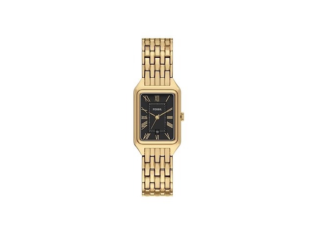 Fossil raquel dames horloge 23 mm goudkleurig - afbeelding 1 van  4
