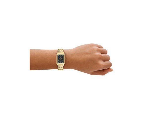 Fossil raquel dames horloge 23 mm goudkleurig - afbeelding 2 van  4