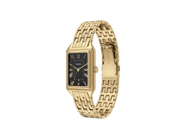 Fossil raquel dames horloge 23 mm goudkleurig - afbeelding 3 van  4