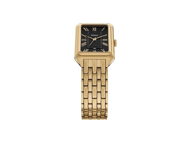 Fossil raquel dames horloge 23 mm goudkleurig - afbeelding 4 van  4