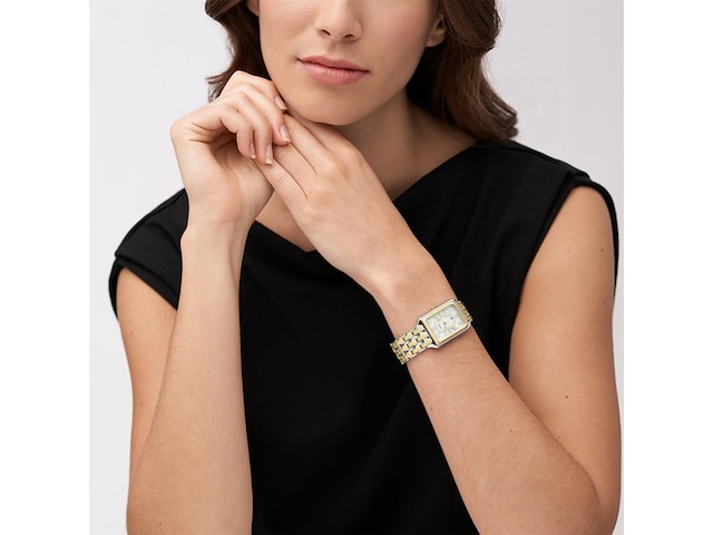 Fossil raquel es5304 dames horloge 26 mm goudkleurig - afbeelding 4 van  4