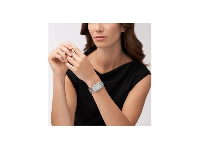 Fossil raquel es5306 dames horloge 26 mm zilverkleurig - afbeelding 4 van  6