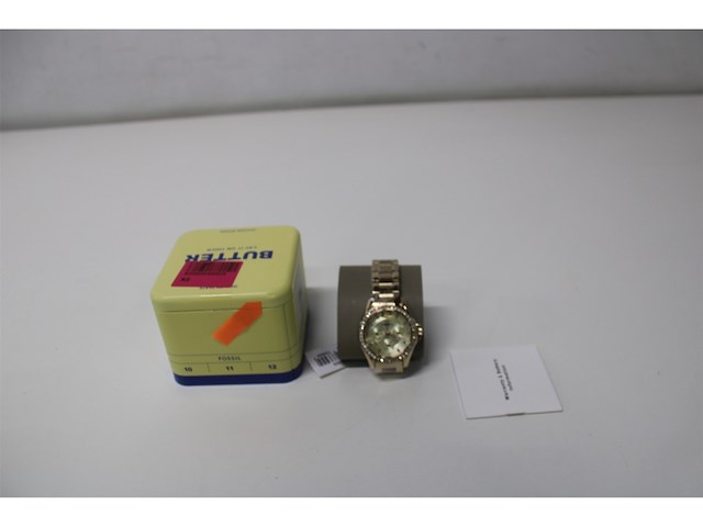 Fossil riley es3203 dames horloge goudkleurig - afbeelding 2 van  3