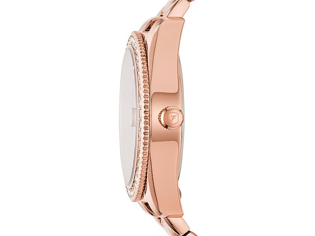 Fossil scarlette mini es4318 dames horloge rosékleurig - afbeelding 2 van  2