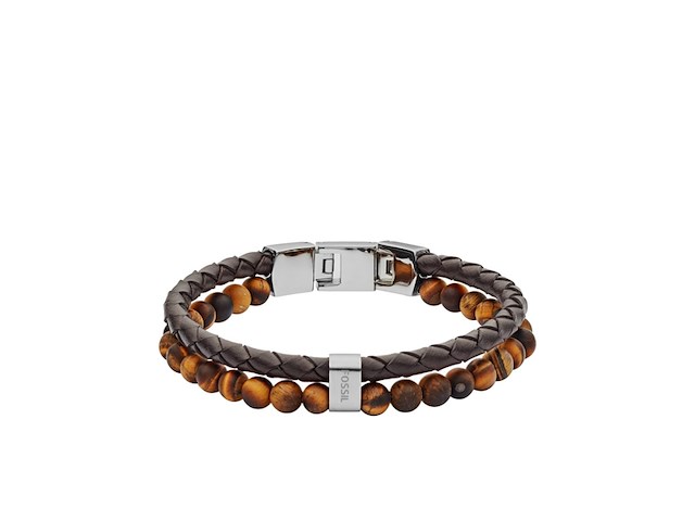 Fossil vintage casual jf03118040 heren armband - afbeelding 2 van  4