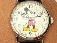 Fossil x disney mickey mouse horloge - limited edition - afbeelding 1 van  7