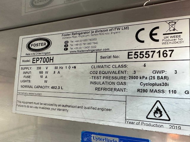 Foster - eco pro g2 - koelkast - afbeelding 5 van  5