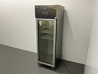 Foster - prog600h-a - mobiele rvs glasdeurkoelkast - afbeelding 1 van  8