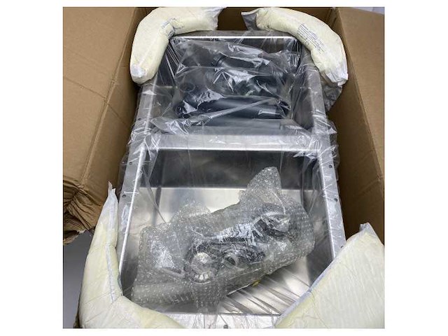 Foster quadra double stainless steel kitchen sink - 1208/890 - afbeelding 3 van  3