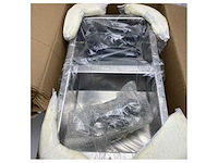 Foster quadra double stainless steel kitchen sink - 1208/890 - afbeelding 3 van  3