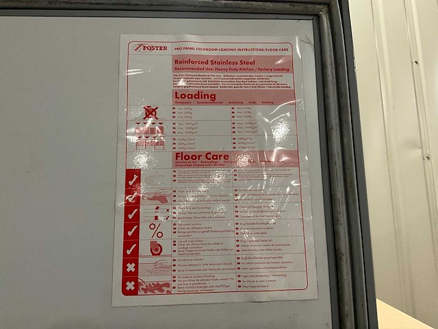 Foster vrijstaand koelcel - afbeelding 8 van  9