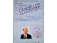 Foto andy warhol ‘paspoort’ - afbeelding 3 van  6