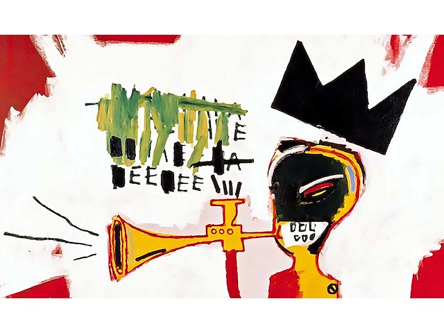 Foto basquiat ‘affiche trumpet’ - afbeelding 2 van  5