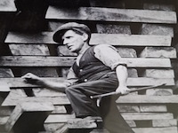 Foto in lijst, bielzentrap 1937 - afbeelding 4 van  6