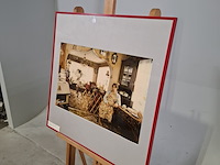 Foto in lijst, bodegom, interieur, woonwagenkamp stadskanaal, 1984 - afbeelding 3 van  7