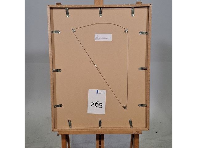 Foto in lijst, henk blansjaar, achtjarige andré hazes zingt op de albert cuypmarkt, 1959 - afbeelding 6 van  7