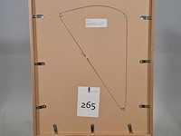 Foto in lijst, henk blansjaar, achtjarige andré hazes zingt op de albert cuypmarkt, 1959 - afbeelding 6 van  7