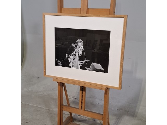 Foto in lijst, rolling stones concert zuiderpark, mick jagger in actie - afbeelding 3 van  6