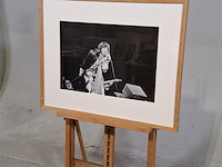 Foto in lijst, rolling stones concert zuiderpark, mick jagger in actie - afbeelding 3 van  6