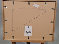 Foto in lijst, rolling stones concert zuiderpark, mick jagger in actie - afbeelding 6 van  6