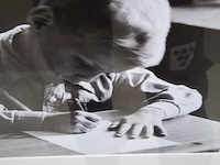 Foto in lijst, wiel van der randen, kinderen in schoolbank, 1937 - afbeelding 4 van  7
