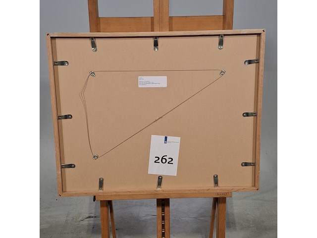 Foto in lijst, wiel van der randen, kinderen in schoolbank, 1937 - afbeelding 6 van  7