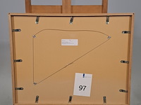 Foto in lijst, wiel van der randen, kinderen in schoolbank, 1937 - afbeelding 6 van  7