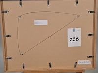 Foto in lijst, willem van de poll, brug bij vianen, 1952 - afbeelding 6 van  7