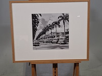 Foto in lijst, willem van de poll, jodenbreestraat, paramaribo - afbeelding 1 van  6
