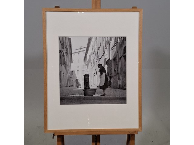 Foto in lijst, willem van de poll, straatbeeld rome - afbeelding 1 van  6