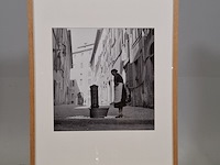 Foto in lijst, willem van de poll, straatbeeld rome - afbeelding 1 van  6