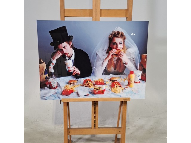 Foto op dibond, lois cohen, mc bruidspaar, 2009 - afbeelding 1 van  5