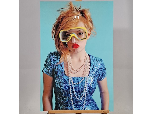 Foto op dibond, lois cohen, wanna snorkle? - afbeelding 1 van  4