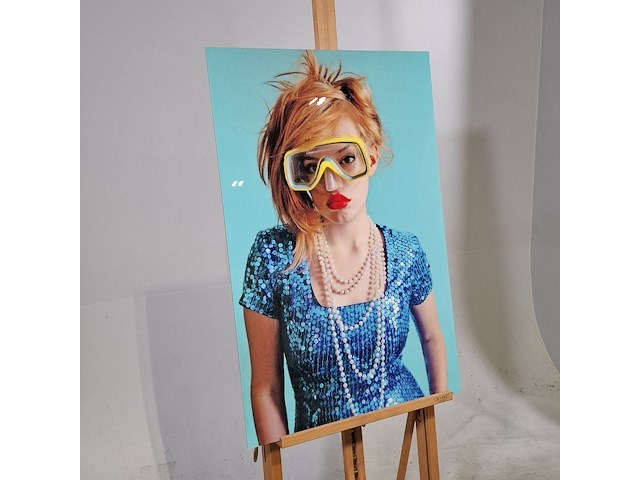 Foto op dibond, lois cohen, wanna snorkle? - afbeelding 2 van  4