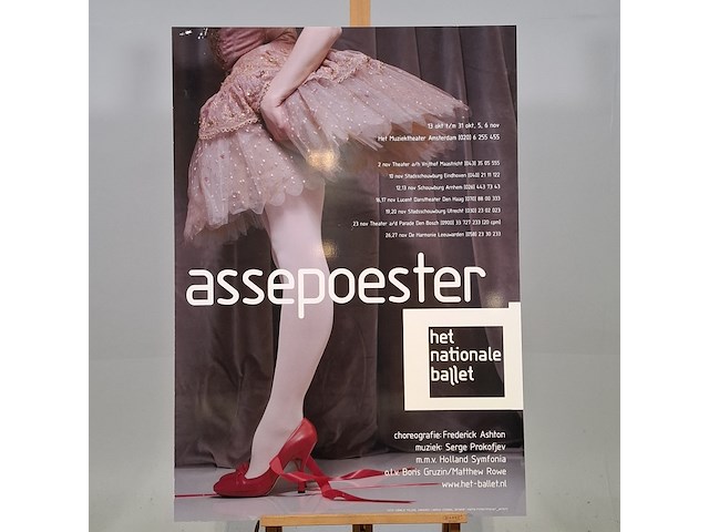 Foto op dibond, martin pyper, assepoester, het nationale ballet - afbeelding 1 van  5