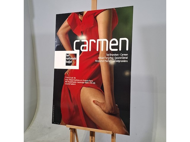 Foto op dibond, martin pyper, carmen, het nationale ballet - afbeelding 3 van  5