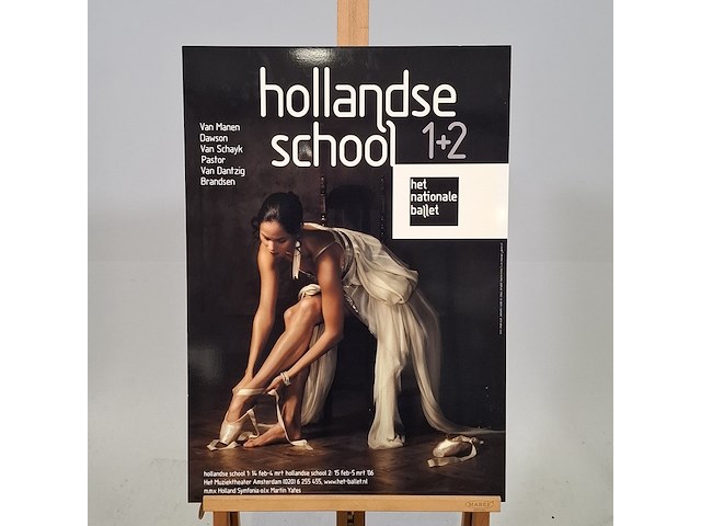 Foto op dibond, martin pyper, hollandse school 1+2, het nationale ballet - afbeelding 1 van  4