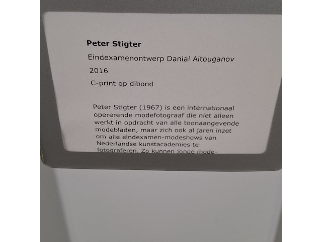 Foto op dibond, peter stigter, eindexamenontwerp danial aitouganov - afbeelding 6 van  7
