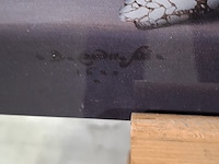 Foto op dibond, reproductie van balthasar van der ast, stilleven met vruchten en bloemen - afbeelding 5 van  6