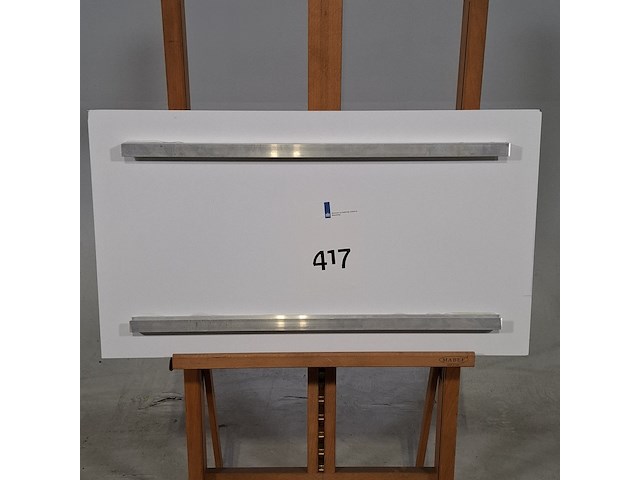 Foto op dibond, reproductie van balthasar van der ast, stilleven met vruchten en bloemen - afbeelding 6 van  6