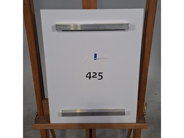 Foto op dibond, reproductie van rachel ruysch, stilleven met bloemen op een marmeren tafelblad - afbeelding 6 van  6