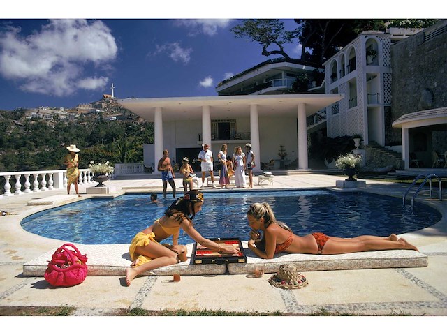 Foto slim aarons ‘backgammon’ - afbeelding 1 van  2